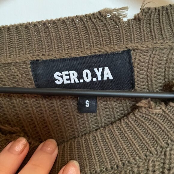 Ser.O.Ya Cropped Devin Sweater - Picture 3 of 4